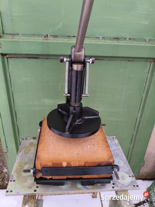 Ręczna prasa dźwigniowa do wykrawania skóry i dolnośląskie sprzedam