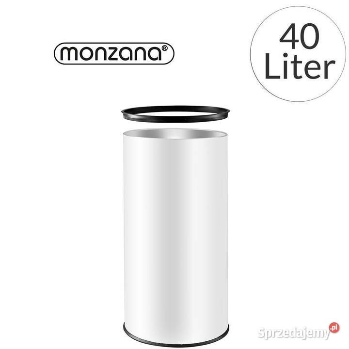 kosz na śmieci papier 40 L biały monzana Zamość