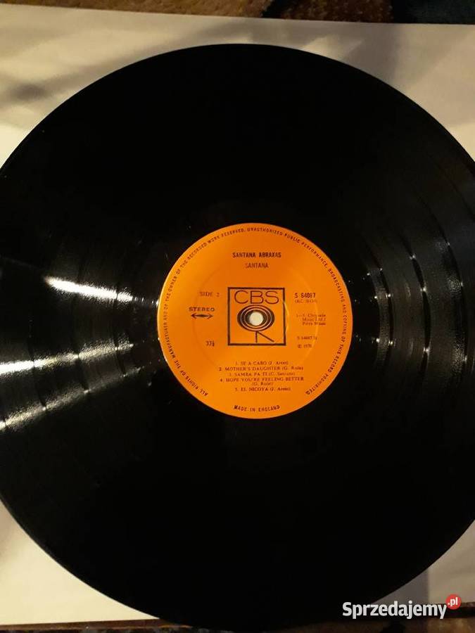 grupa SANTANA ABRAXAS 1970 CBSUSA 1 płyta