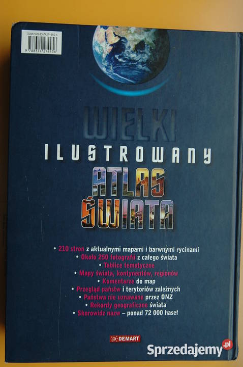 wielki ilustrowany atlas świata Pascal nowy