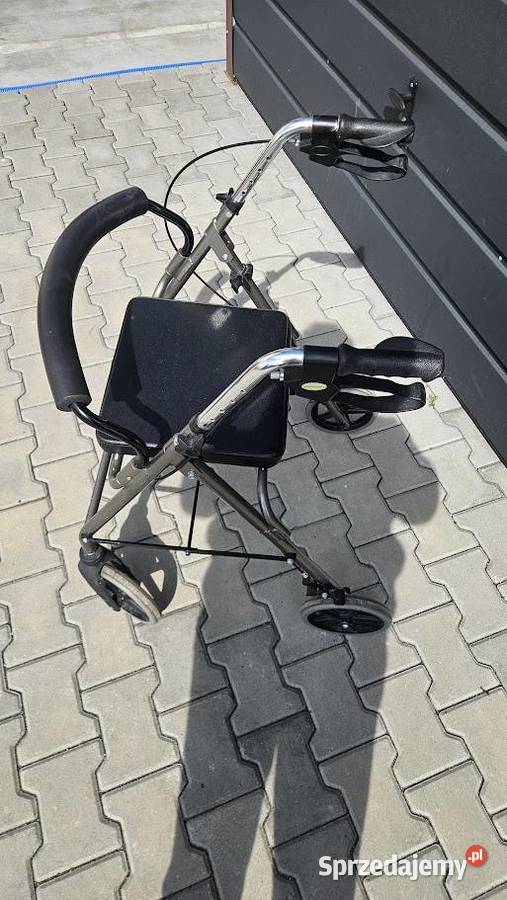 Chodzik starszych osób Aluminiowa podpórka Kędzierzyn-Koźle