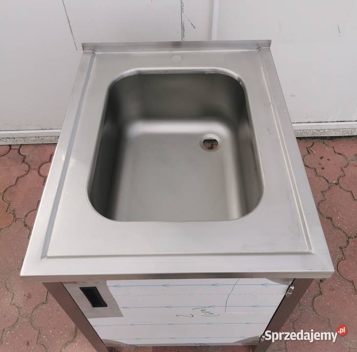 Zlew gastronomiczny zabudowany 60x70x85