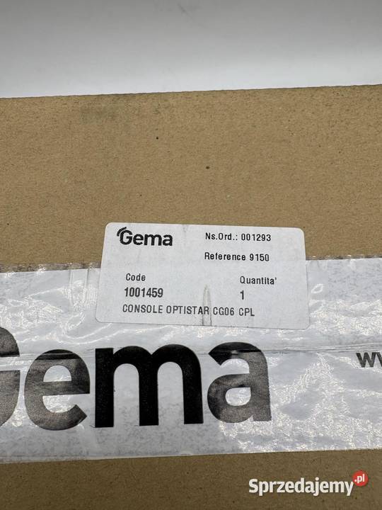 Gema CG06 CPL Optistar Console Pozostałe Warszawa