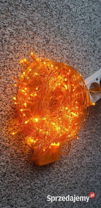 Lampki choinkowe 300 LED żółty Małkinia Górna