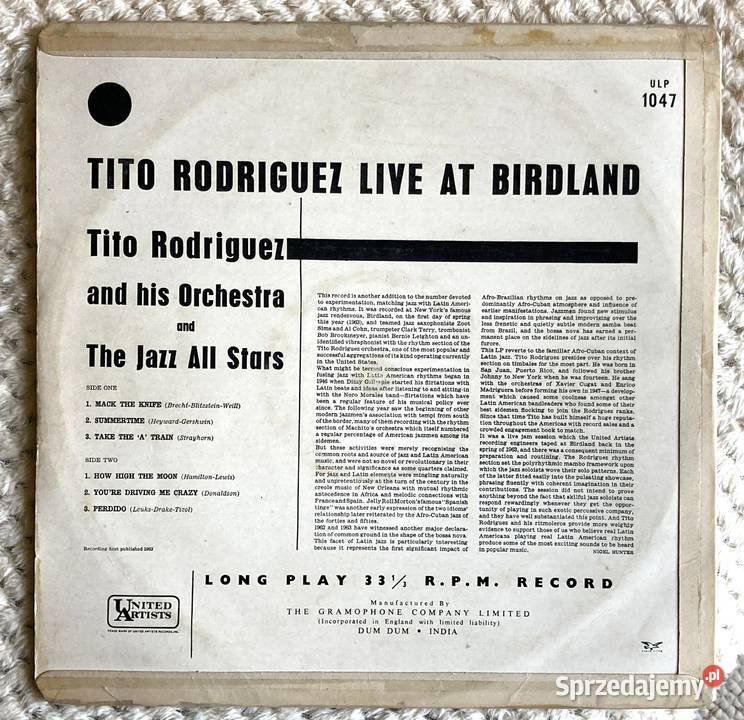 Tito Rodriguez Live At Birdland Szczecin