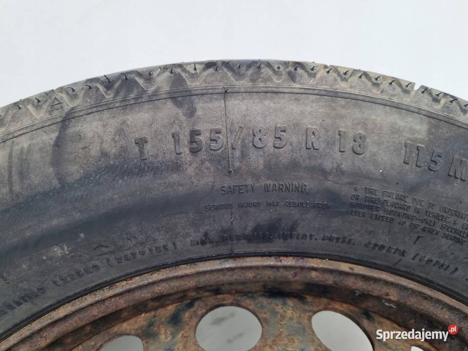 KOŁO DOJAZDOWE Volvo XC90 I dojazdówka 15585 R18 Chełm