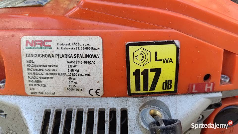 Piła spalinowa NAC cst454002ac Zamość