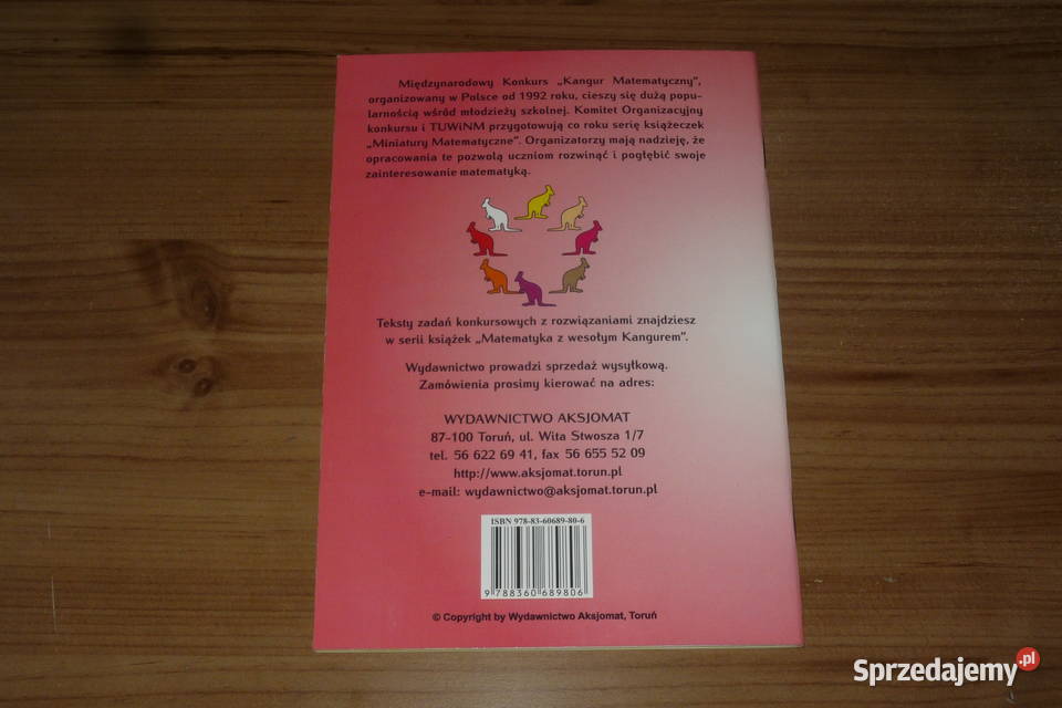 Miniatury Matematyczne Kangur cz41 Podręczniki Zielonka