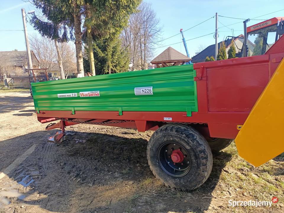 Rozrzutnik obornika jednoosiowy 25T Jasło