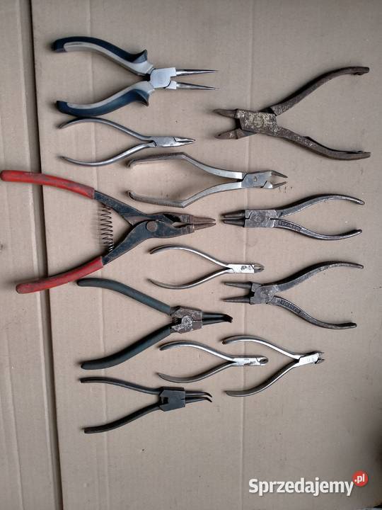 Duży zestaw szczypiec