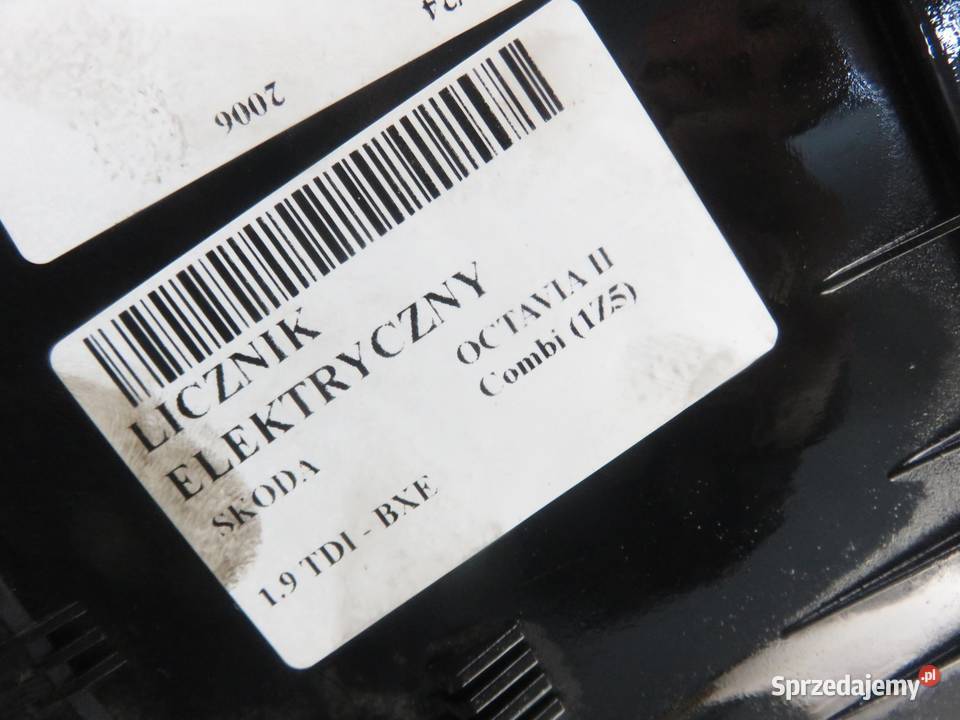 LICZNIK SKODA OCTAVIA II 19 TDI BXE małopolskie