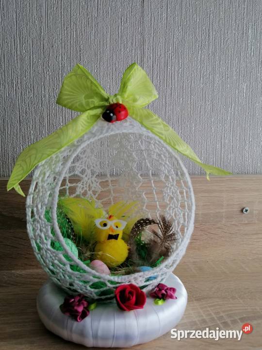 Stroik świąteczny wielkanocny wykonany Katowice