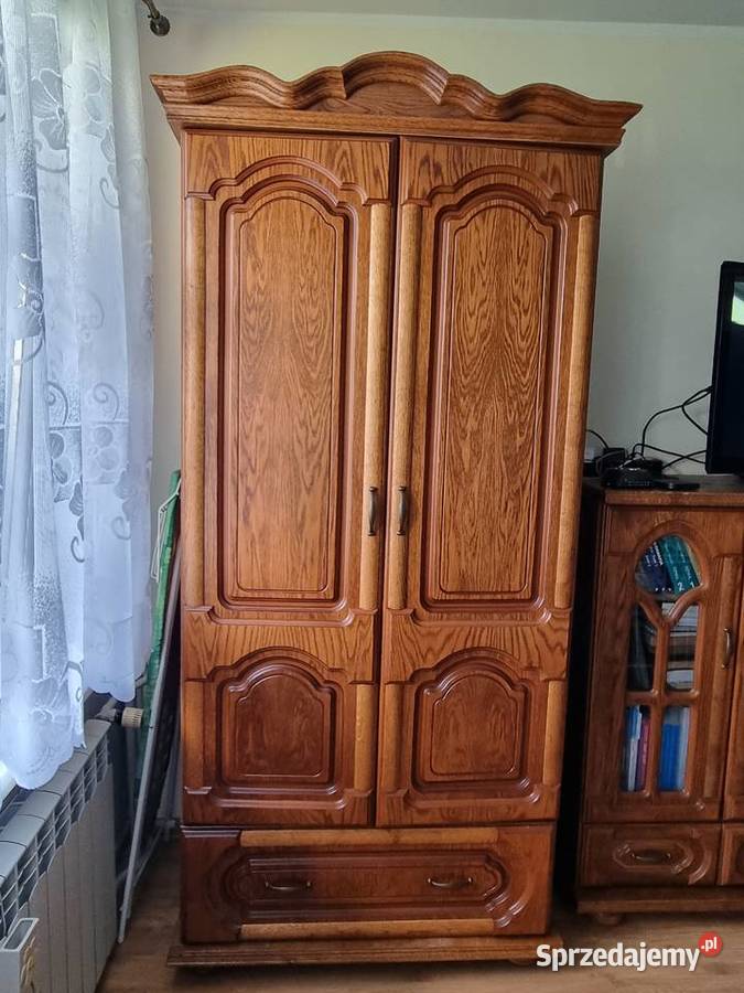 Komplet mebli komoda witryna szafa śląskie Ruda Śląska