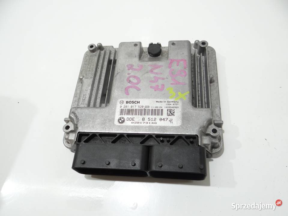 KOMPUTER STEROWNIK SILNIKA BMW E90 E91 20D lubelskie sprzedam