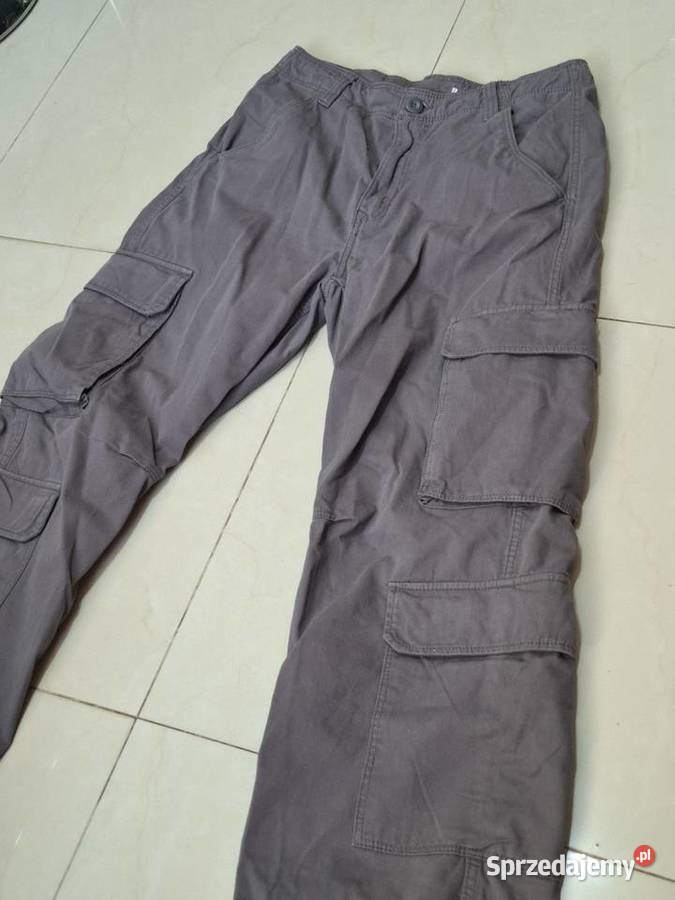 Bershka M spodnie cargo bojówki unisex małopolskie Kraków