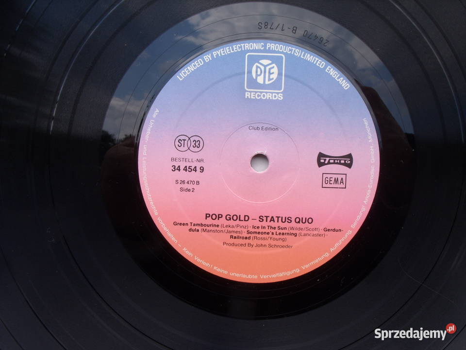 Winyl LP STATUS QUO POP GOLD Płyty i kasety