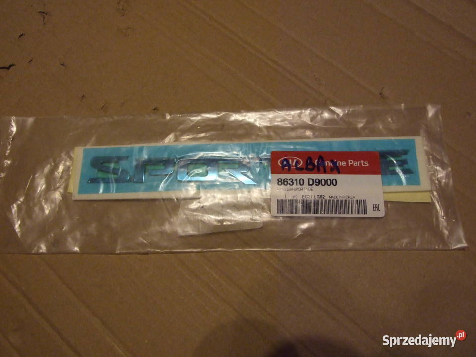 Napis znaczek emblemat logo monogram KIA Sortage Białystok sprzedam