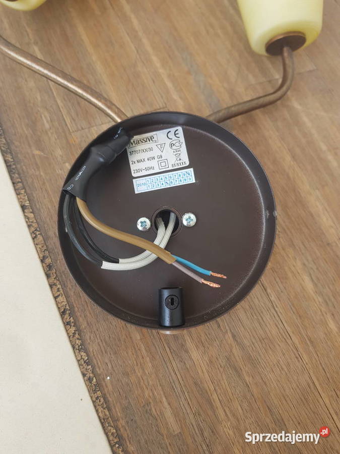 Kinkiet ścienny klasyczny MASSIVE ładna podstawa Warszawa