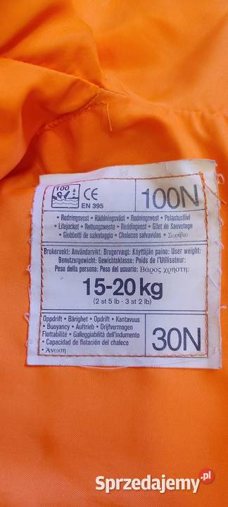 Kamizelka ratunkowa HH Helly Hansen 100 N dzieci Jasień