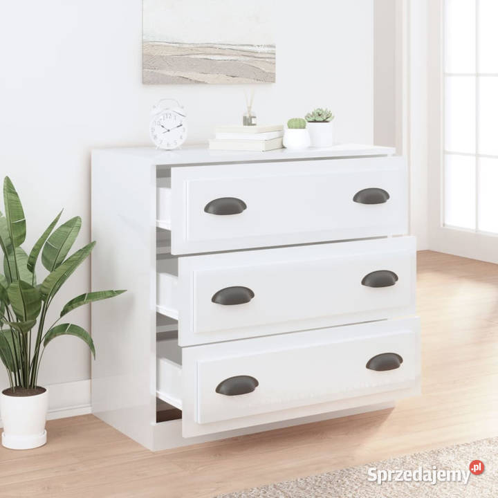 Szafka biała z połyskiem 70x355x675 WM816226 mazowieckie Warszawa