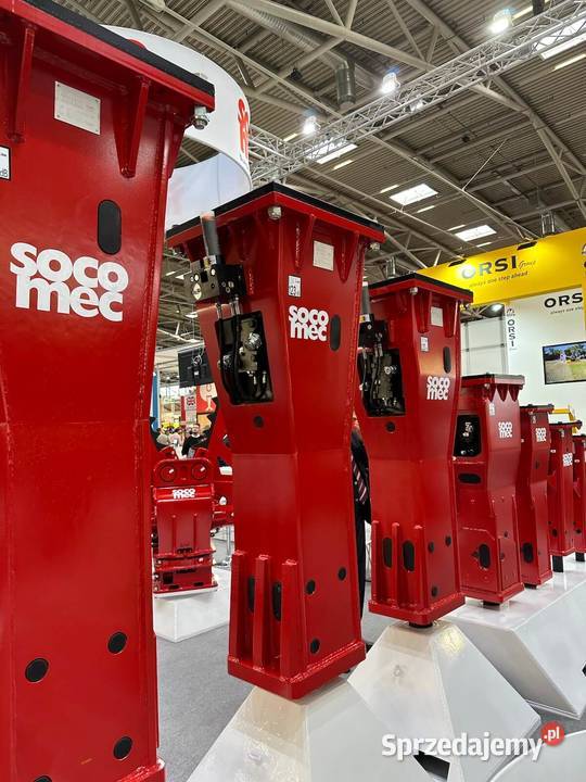 Młot hydrauliczny wyburzeniowy SOCOMEC DMS 300 Koszalin
