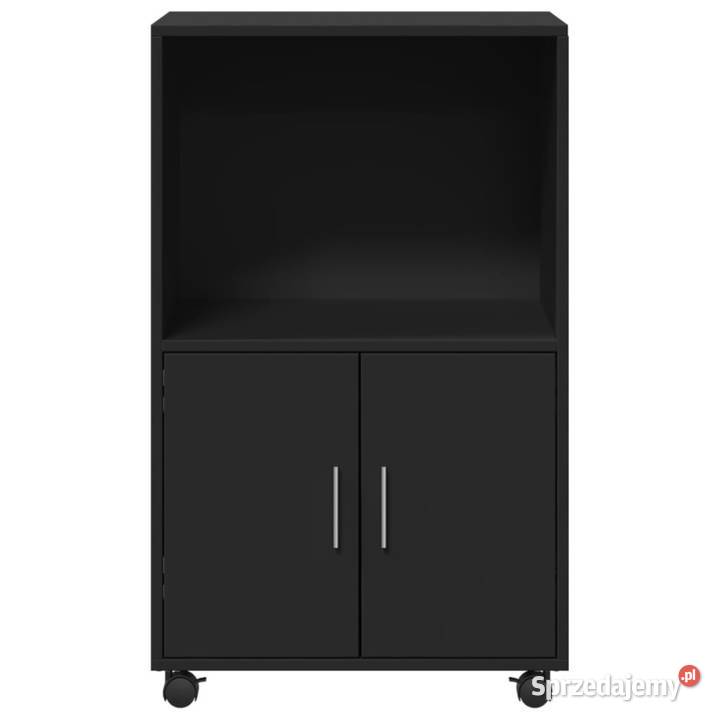 Szafka na kółkach czarna 55x40x91 materiał Warszawa