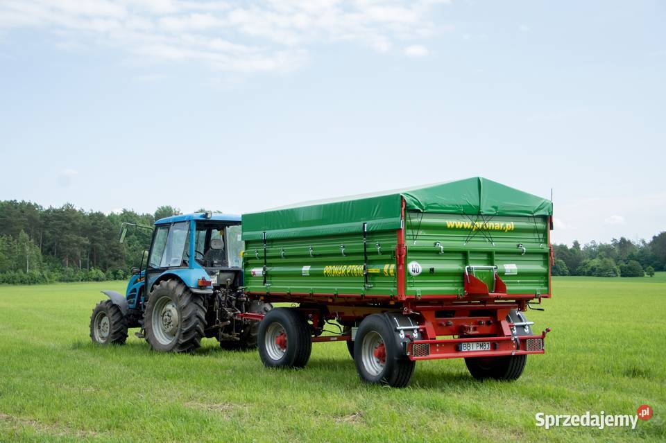 Przyczepa rolnicza dwuosiowa przyczepy Pronar kujawsko-pomorskie Rogóźno