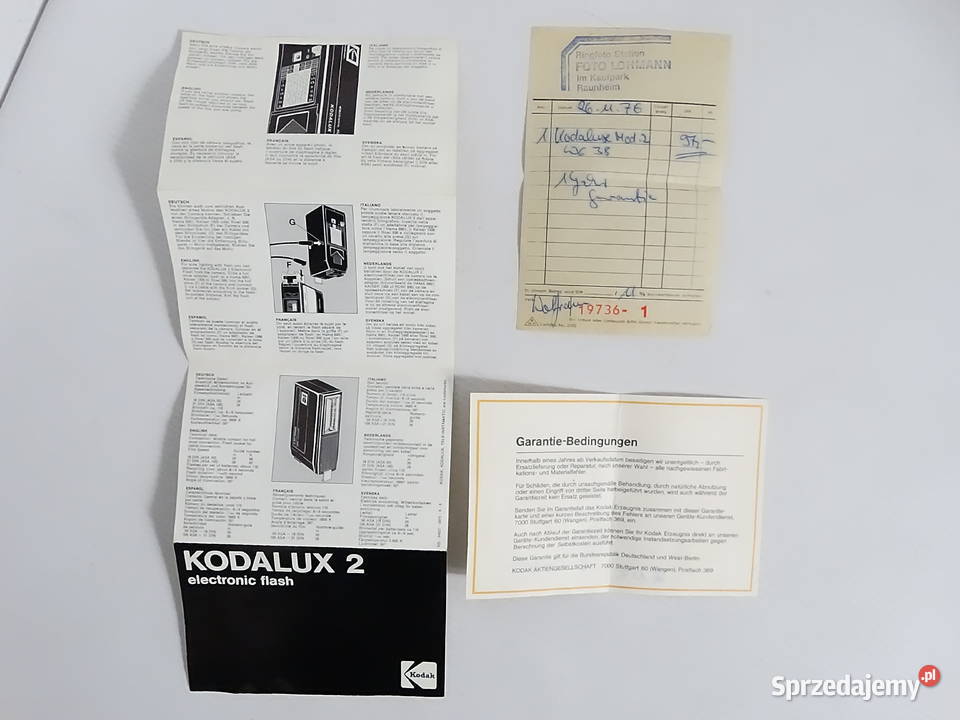 Unikat 1976 Zestaw Kodak TeleInstamatic 430 Biłgoraj sprzedam