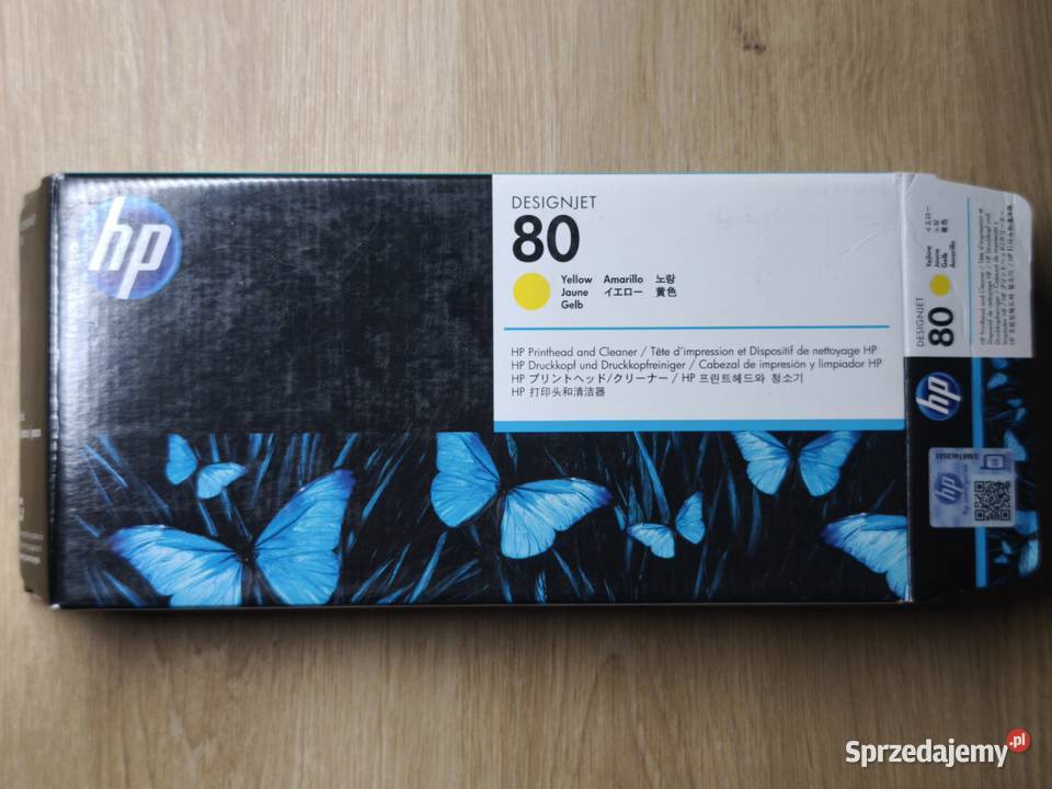 Głowica HP 80 ŻÓŁTA YELLOW C4823A HP 1050 1055 Drukarki i skanery Gdańsk sprzedam