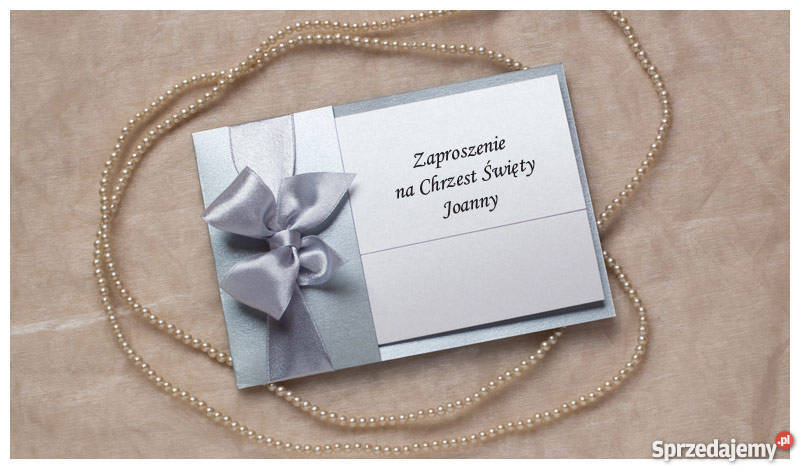 Zaproszenia na chrzest mazowieckie Warszawa