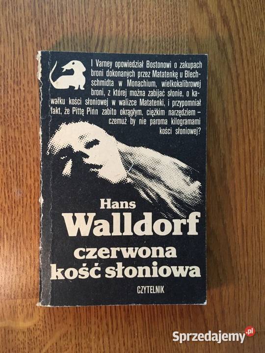 Czerwona kość słoniowa Hans Walldorf Warszawa