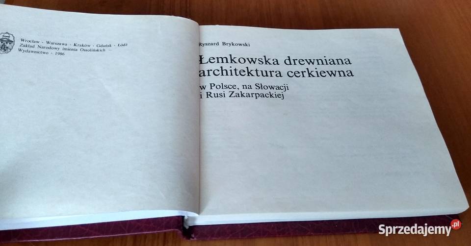 Łemkowska drewniana architektura cerkiewna w Gdańsk sprzedam