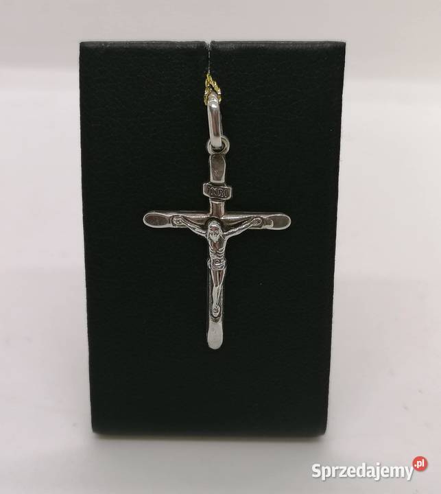 Srebrna zawieszka próby 925 062g krzyżyk Elbląg