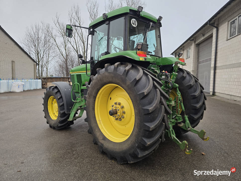 Ciągnik JOHN DEERE 7600 4x4 TUZ Pneumatyka Skrzynia biegów Automatyczna Sędziwuje sprzedam