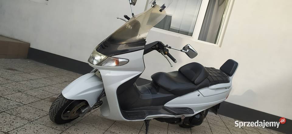 Suzuki Burgman AN 400 Zamienię biały śląskie Dąbrowa Górnicza sprzedam