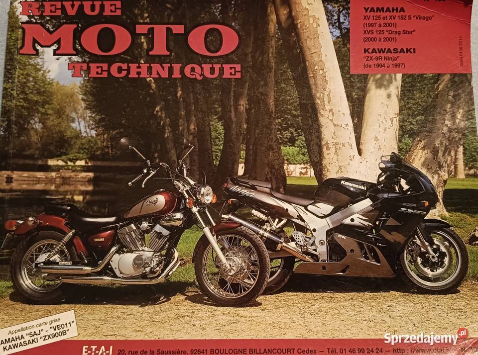 Instrukcja serwisowa do Yamahy Virago 125 Drag Pozostałe Kraków