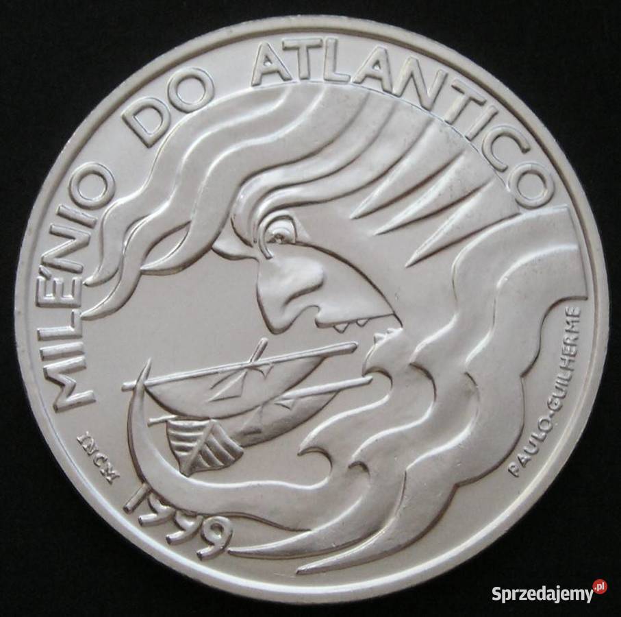 Portugalia 1000 escudos 1999 ATLANTICO SREBRO