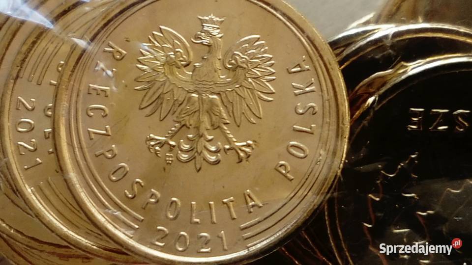 Moneta 2 gr 2021 r Mennicza wielkopolskie Mosina