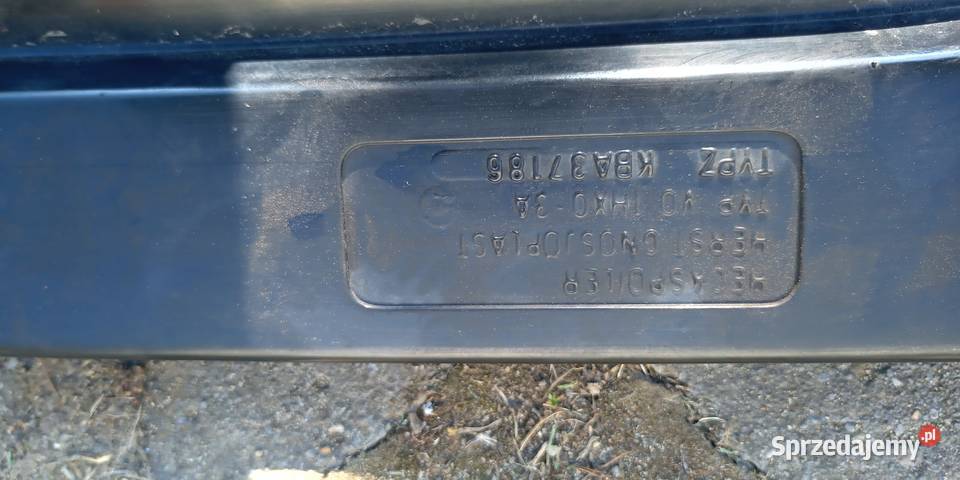 Spojler Golf 3 Heckspoiler 1h4071640A KBA 37186 osobowe Tuning Części Gorlice
