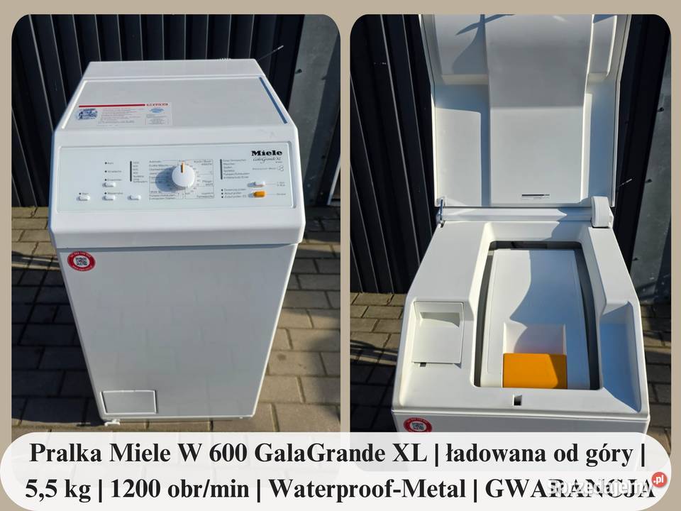 Pralka Miele W 600 GalaGrande XL ładowana góry Wrocław