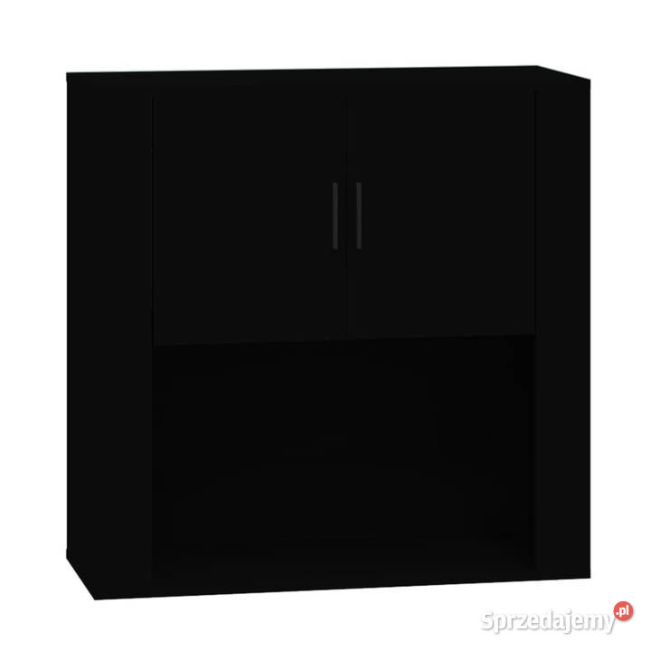 Szafka ścienna czarna 80x33x80 materiał