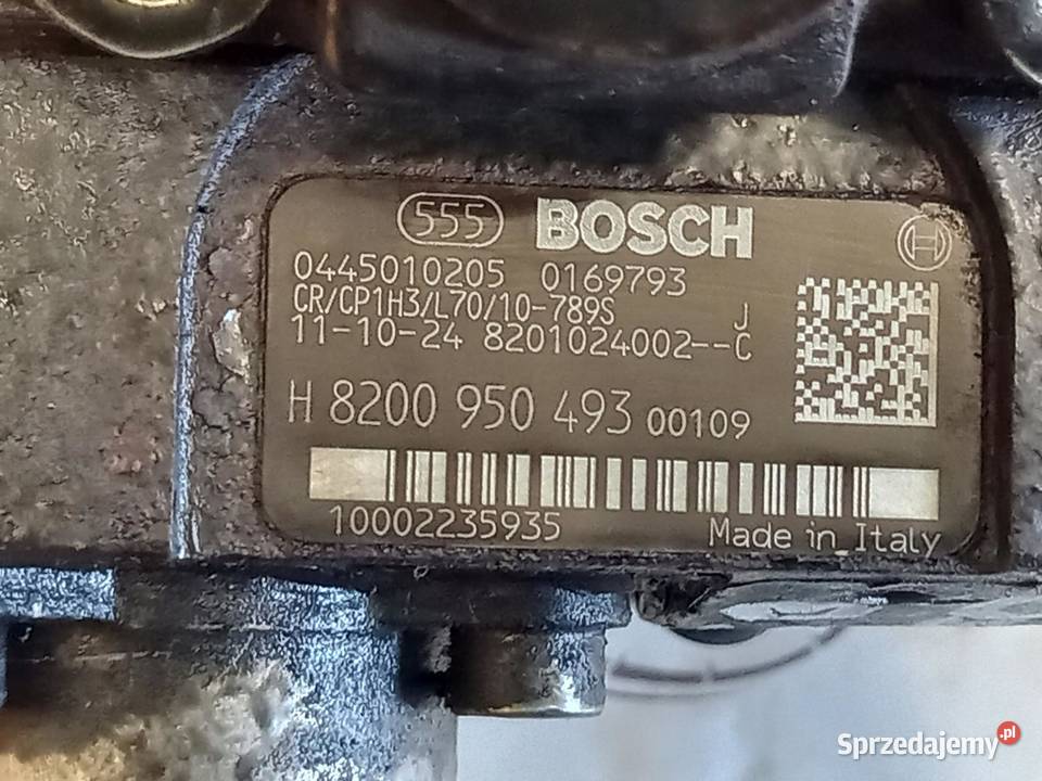 TRAFIC VIVARO 20 DCI M9R786 114 pompa wtryskowa