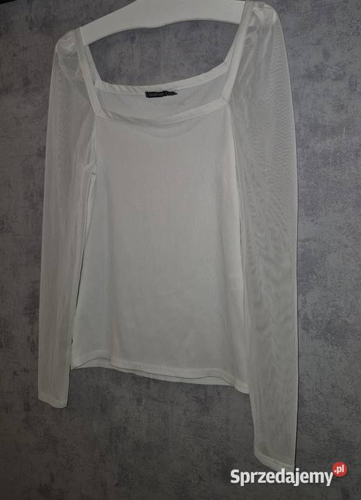 Bluzka damska basic biel Boohoo 40L Łódź