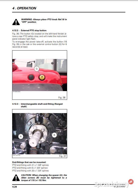 instrukcja obsługi MF 8450 8460 8470 8480 DYNA łódzkie