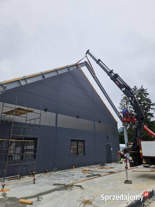 DAF XF dźwig budowlany HIAB sterowany radiowo Lubomierz