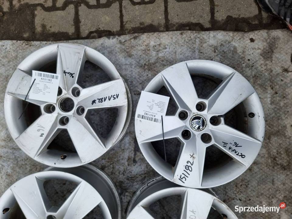 FELGA ALUMINIOWA 16 SKODA OCTAVIA III 5E0601025H Lipno