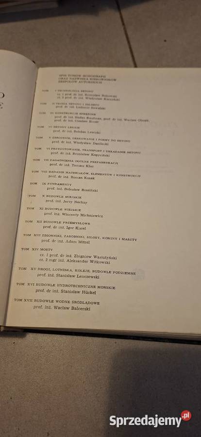 Budownictwo Betonowe T 1 Technologia Betonu Antykwariat Łęczyca