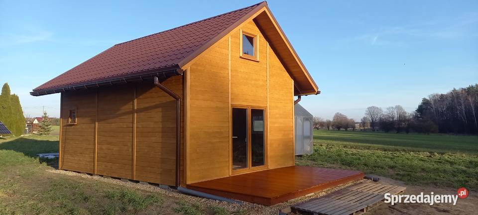 domy szkieletowe całoroczne Błotnica Strzelecka sprzedam