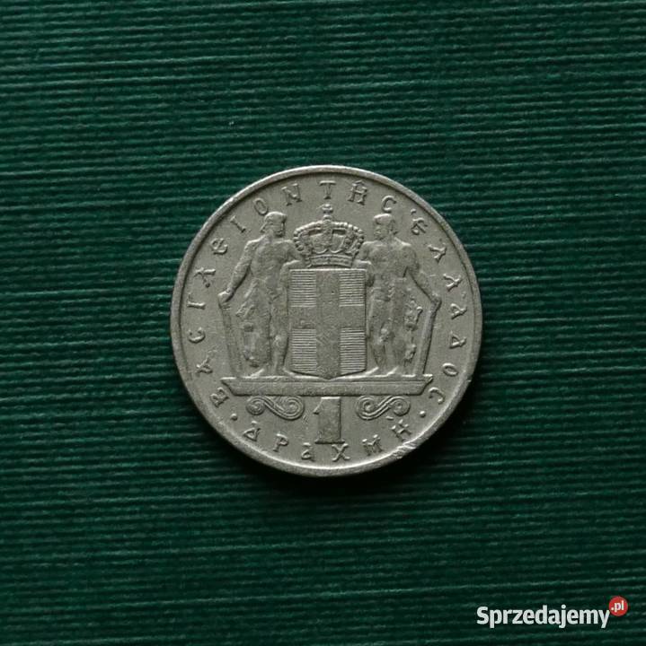 GRECJA 1 drachma 1966r Numizmatyka Gliwice