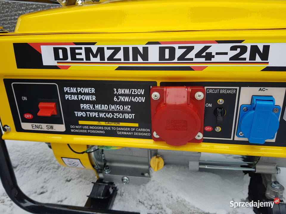 Agregat generator DEMZIN DZ42N śląskie Kamyk sprzedam